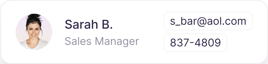 User info image