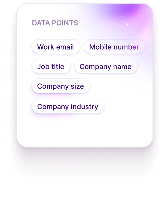 Data points