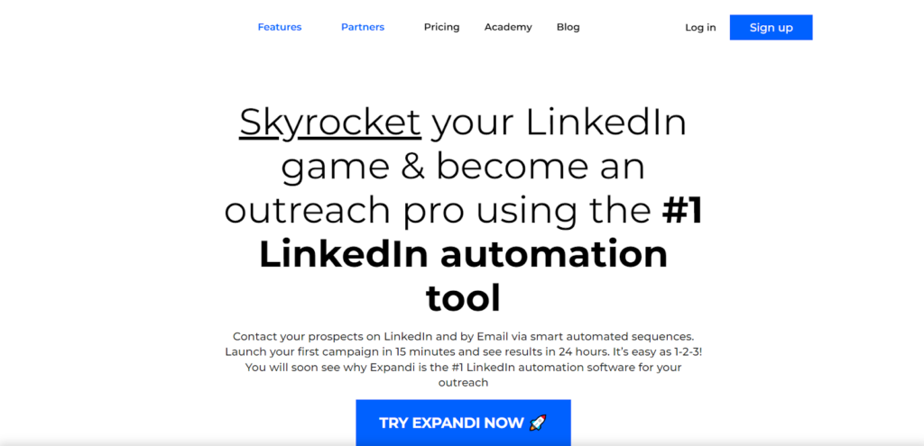 Expandi is a LinkedIn automation software that allows users to automate their outreach and engagement on the platform. It offers features such as personalized messaging, connection requests, and lead generation to help users scale their marketing efforts and grow their network.
