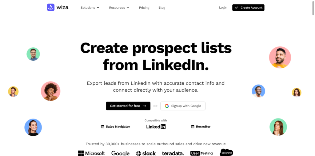 Wiza, the ultimate B2B prospecting tool for sales teams. Find and verify business contacts with ease.