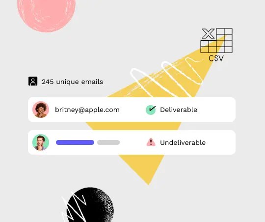Wiza's SMTP email verification guarantees deliverability of your emails.