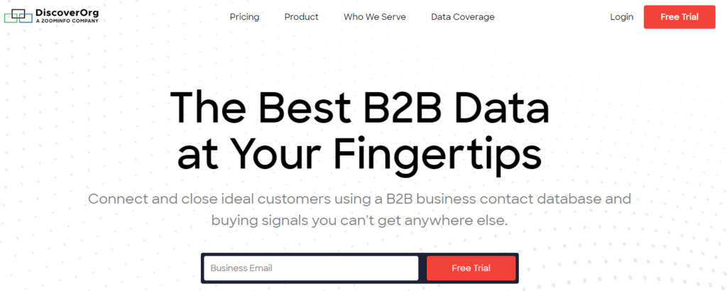 DiscoverOrg is a B2B sales and marketing intelligence platform that provides real-time company and contact information to accelerate sales and revenue growth.