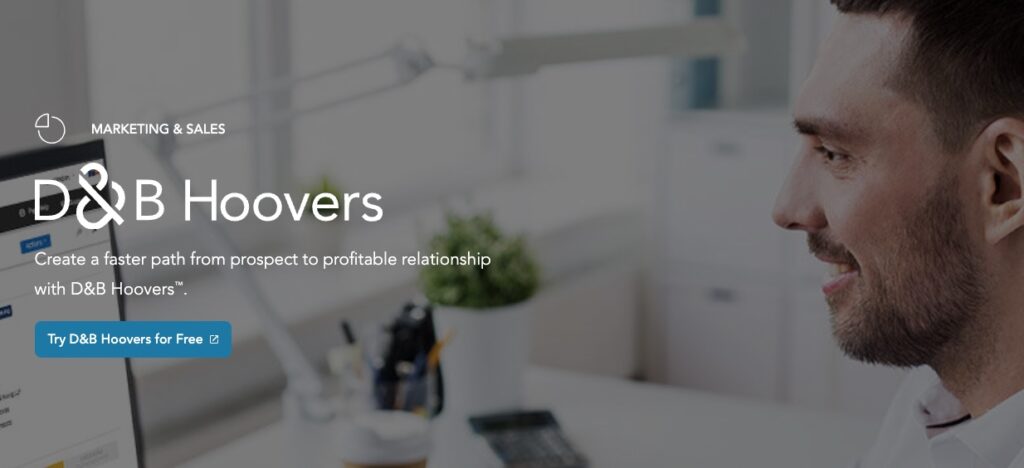 Hoovers: A D&B company providing business insights and intelligence.