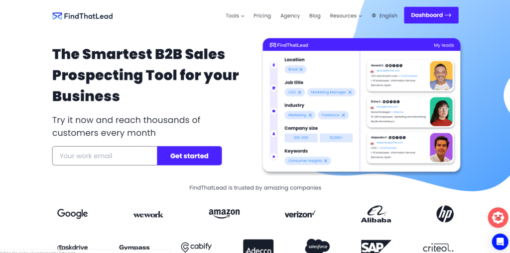 FindThatLead as a recruitment tool