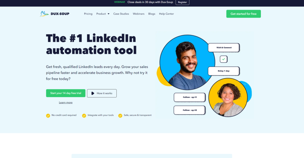 Dux-Soup home page - prospecting tools